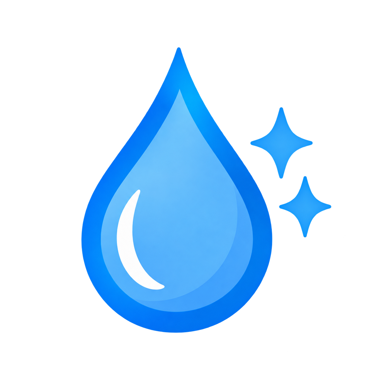 Cleaner water icon
